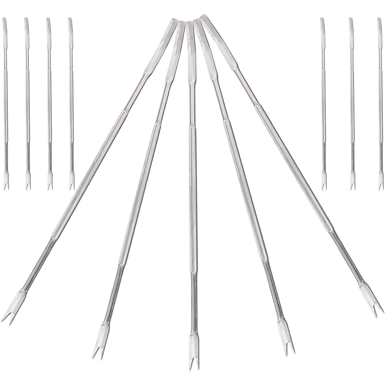 

12Pcs Stylish Stainless Steel Seafood Forks Perfect for Crab Lobster Shells Crab Fork Lobster Forks Nut Seafood Fork