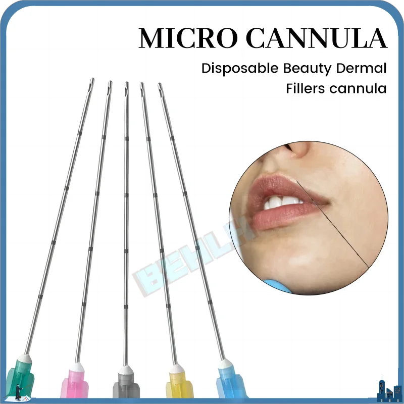 10Pcs Blunt tip cannula For Filler Injection 14G 18G 20G 21G 22G 23G 25G 27G 30G  Nose Slight Blunt Needle