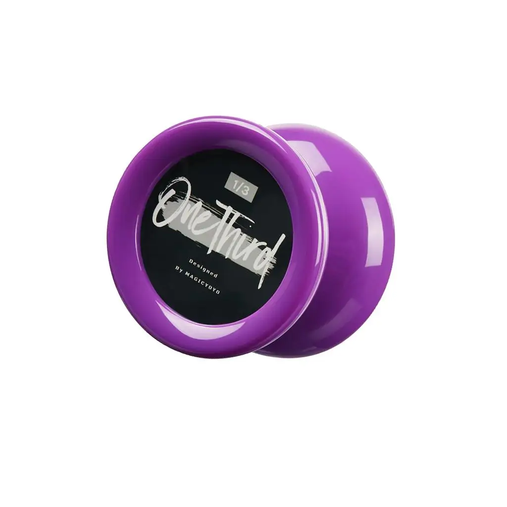 Magic Yoyo Style D2 Onethird Purple Ball Toy for Daily Practice Competition with Slim Bearing M4 Axle