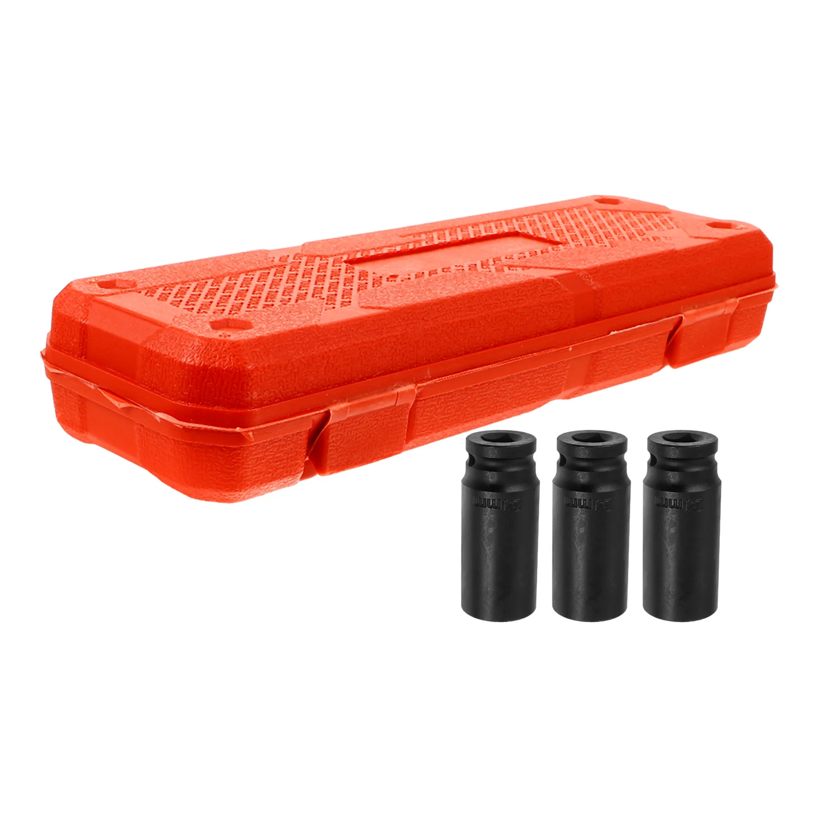 10pcs Drive Impact Socket Set Metric Deep Auto Repair Tools Storage Case 1/2 Inch 1/2 Drive Set Mechanical Automotive Hand Tools