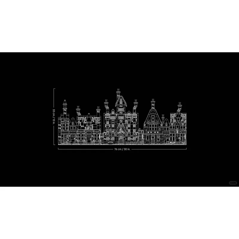 3228 Uds 76457 Hogsmeade Village edición coleccionable rompecabezas montaje bloques de construcción para niños y niñas modelo de juguete para niños