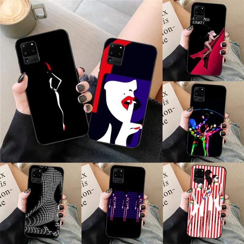 Crazy Horse Fashion Mobile Phone Case for Samsung Galaxy S23 S22 S21 S10 S9 S8 Plus Ultra Black Soft Phone Cover Funda