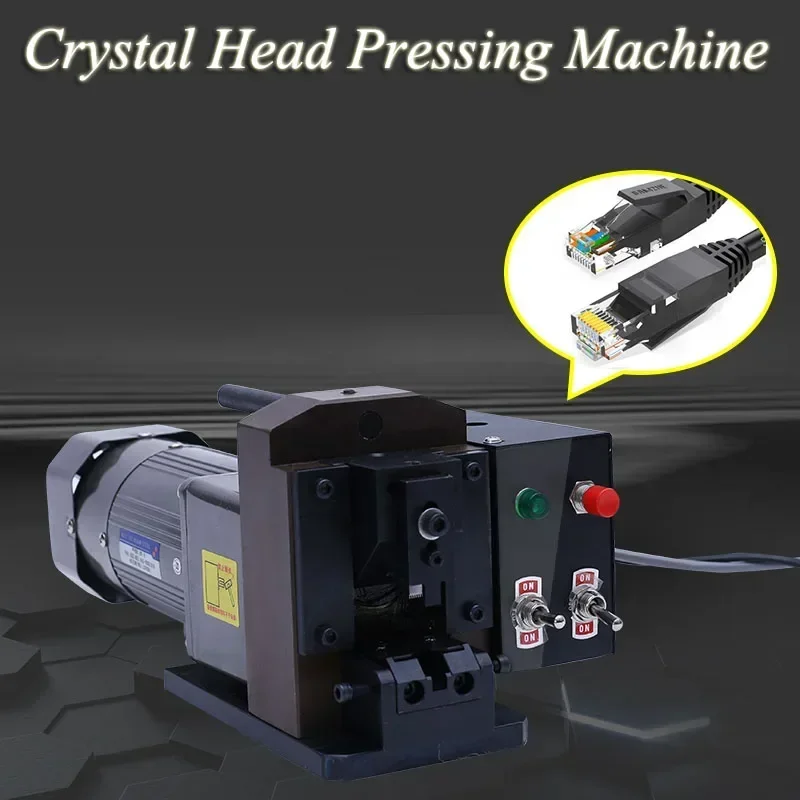 Automatic Crystal Head Pressing Machine Telephone and Network Line Terminal Crimping Machine PC Head Pressing Machine