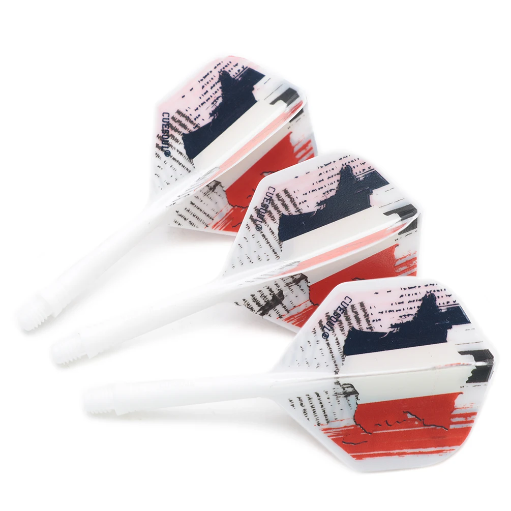 CUESOUL AK5 Dart Shaft Dart Flights Standard Shape 28mm-France Flag Design