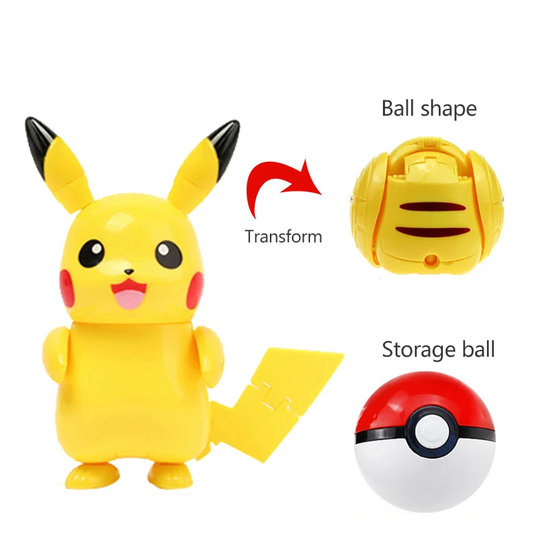 Cute Pokemon Pokeball Transform Pikachu Charizard Venusaur Blastoise Mewtwo Gyarados Eevee Handmade Birthday Gift view 6