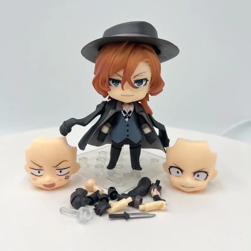 Set 6 Figure Bungo Stray Dogs - Dazai, Chuuya, Atsushi, Akutagawa | Modelli PVC Da 10 Cm Per Collezione - 2