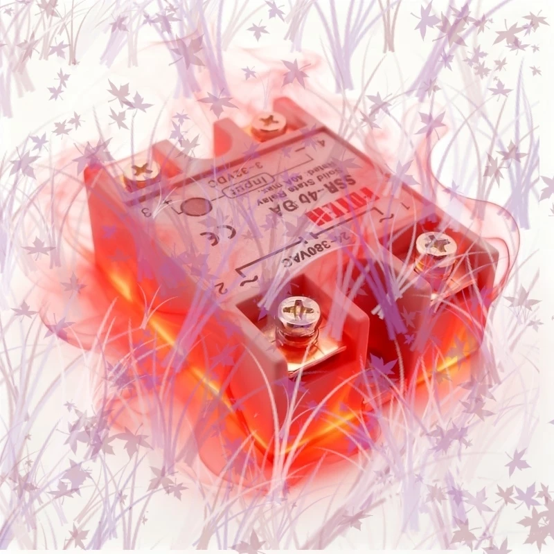 

SSR-40DA 40A Solid State Relay Module 4-32V Input DC 24V 380V AC Output Power Supply Relays A1