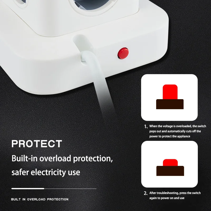 Listwa zasilająca wieżowa 12-gniazdowa z 4 portami USB, przewód przedłużający 1,8 m, wtyczka EU, zabezpieczenie przed przeciążeniem, włącznik, pionowa listwa zasilająca.