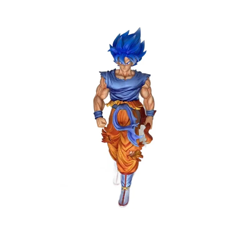 JT Statue Dragon Ball Z Son Goku Figure Goku Blue Jt Led Base Super Saiyan Action Figures Collection Model Luminous Toy Gift - view 6