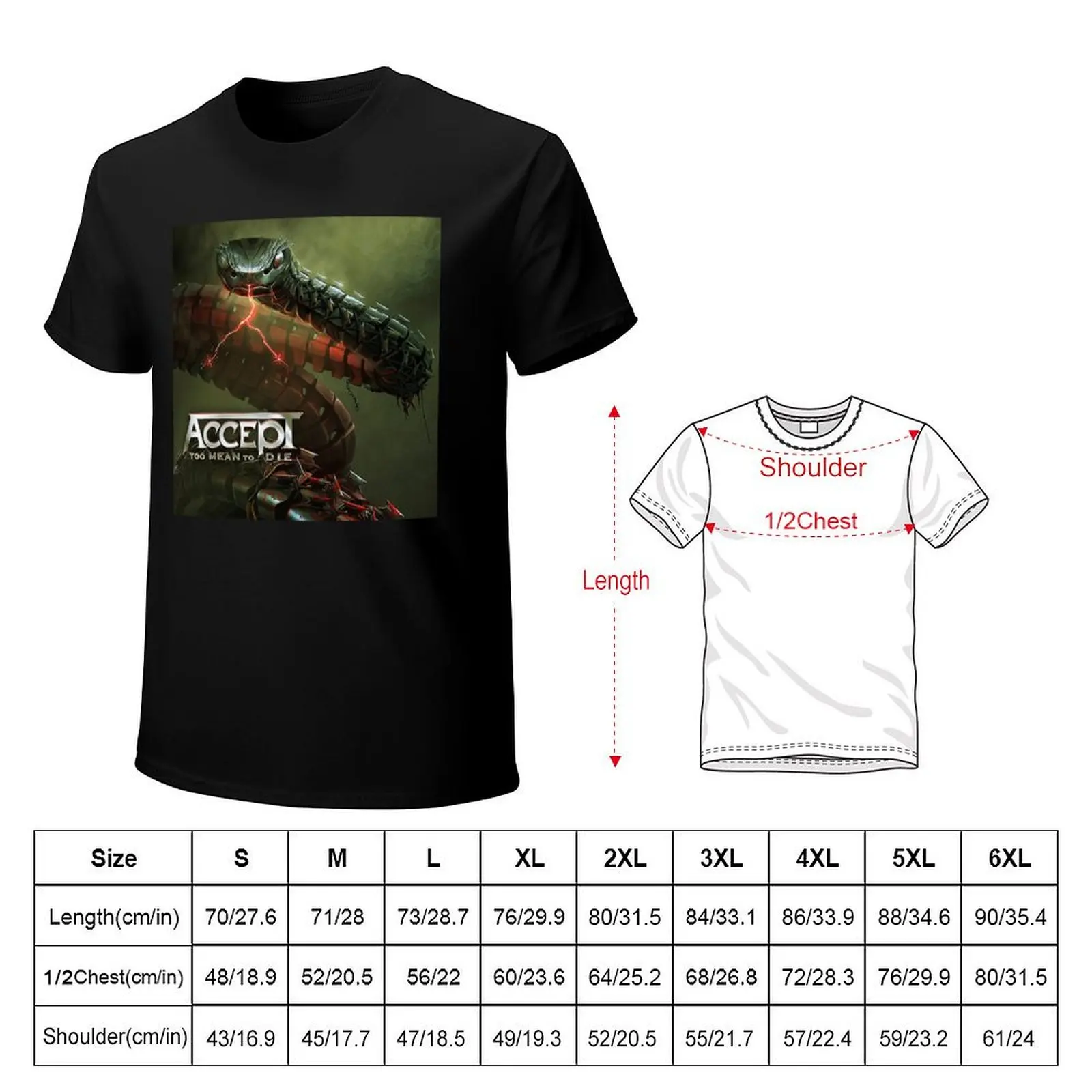 accept band T-Shirt t shirt man luxury T-Shirt