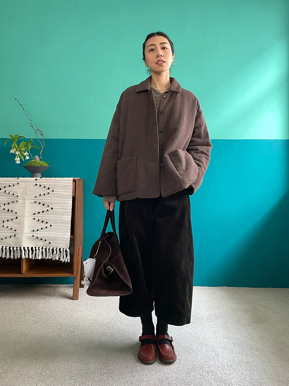 

Двусторонняя хлопковая куртка-жакет: новая, теплая, удобная, свободного кроя, с длинными рукавами, повседневное пальто для женщин, для поездок на работу