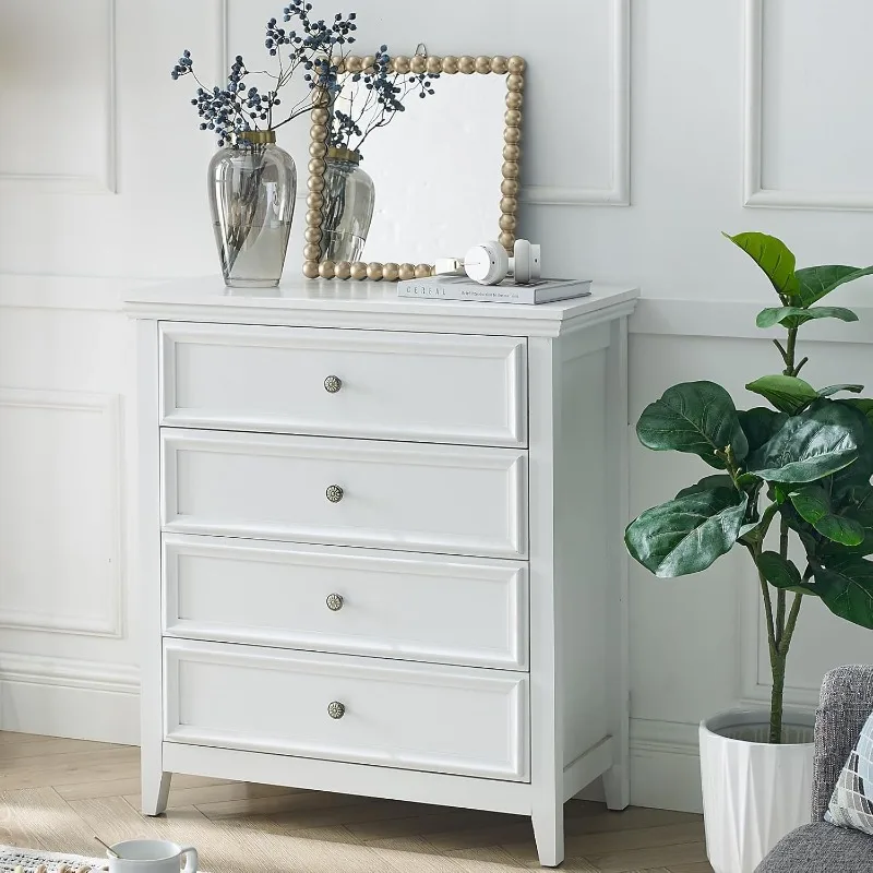 Simple style wooden home furniture living room cabinet white storage box modern bedroom living room drawer cabinet