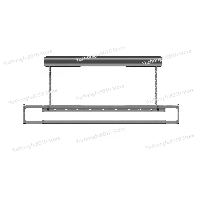 Lifting Balcony Drying Rack Automatic Home Foldable Retractable Laundry Intelligent Remote Control Clothes Dryer with Lighting