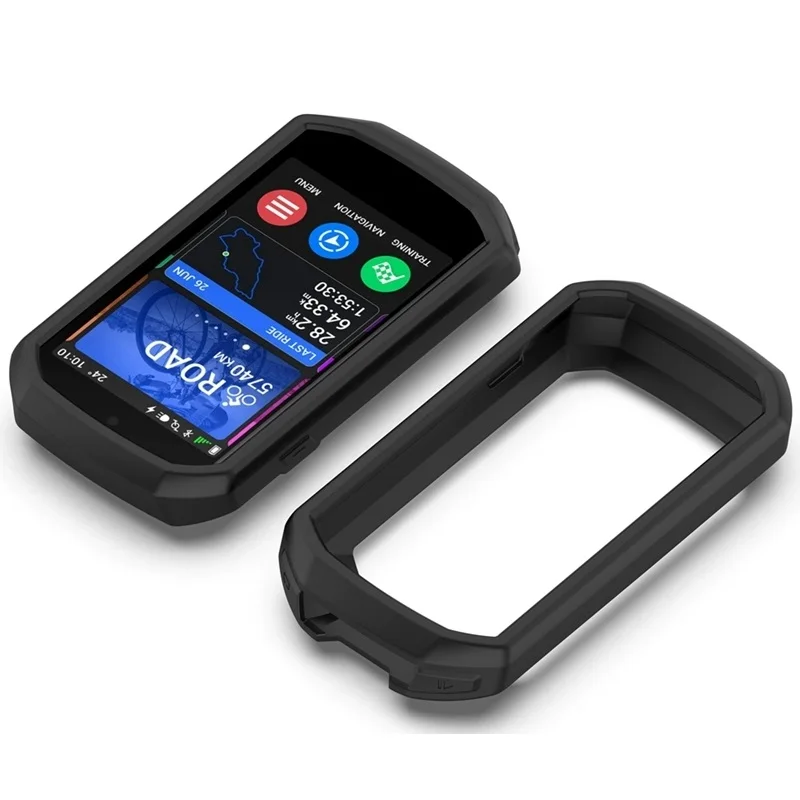 الغطاء الواقي ل Garmin Edge 1050 دراجة ركوب الدراجات GPS إطار حماية المضادة للتصادم المضادة للانزلاق غطاء من السيليكون