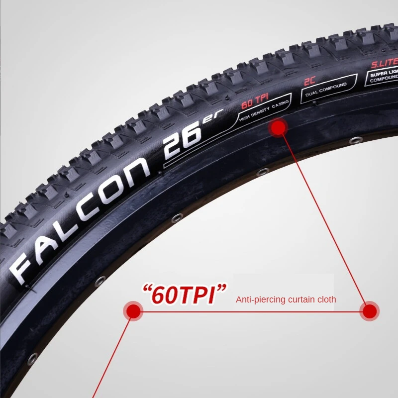 Chaoyang Mountain Bike Tire H5185 26 27.5 29 Inch 1.95 Folding Anti-stab Bicycle Bicycle Tire