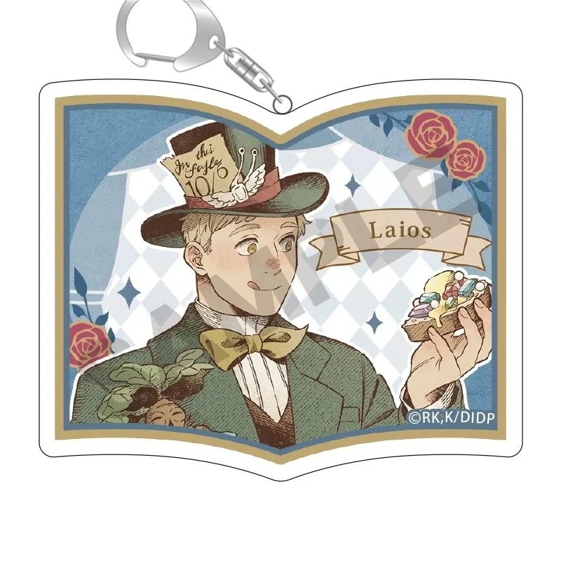 Classic Bag Car Key Ring Cartoon Delicious In Dungeon Figure Decoration Charm Gift Anime Acrylic High Definition Images Keychain