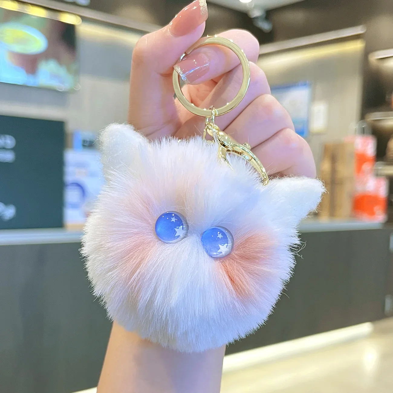 Nowy pluszowy brelok do kluczy Cat Cute Animal Car Key Chain Pendant Doll Toy Small Gift Wholesale Keychain Cute Keychain