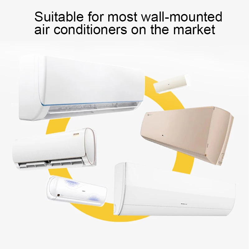 Air Conditioner Cover Fabric Protective Case Dustproof Hanging Air Conditioning Bedroom Indoor Dust Covers Home Decoration