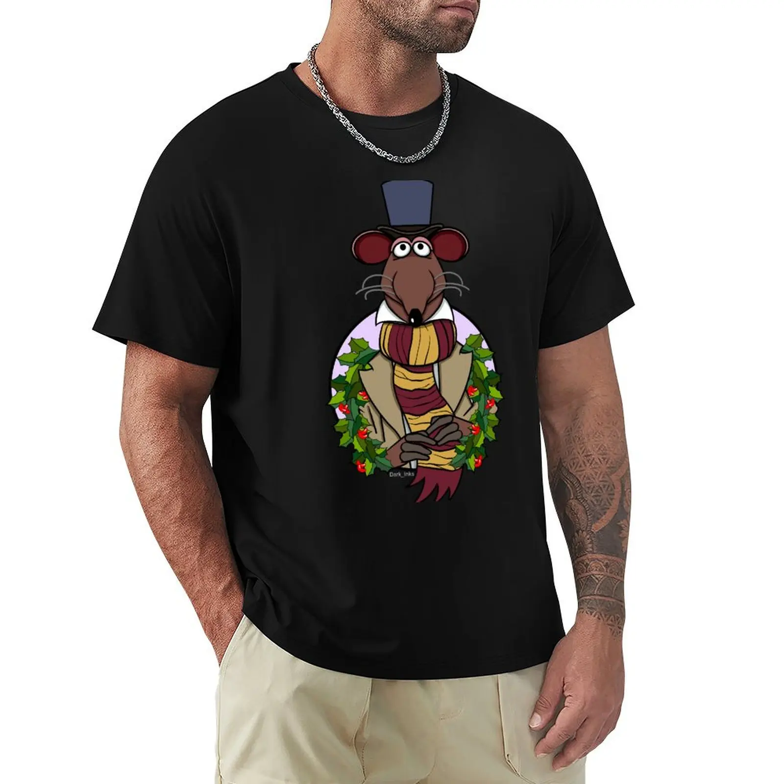 

The Muppets Christmas Carol - Rizzo the Rat T-Shirt Soft Lightweight Cotton T-Shirt