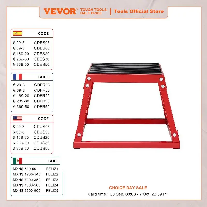 VEVOR 12/18 Inch Plyometric Jump Box Anti-Slip Fitness Exercise Step Up Box For Home Gym Training Conditioning Strength Training