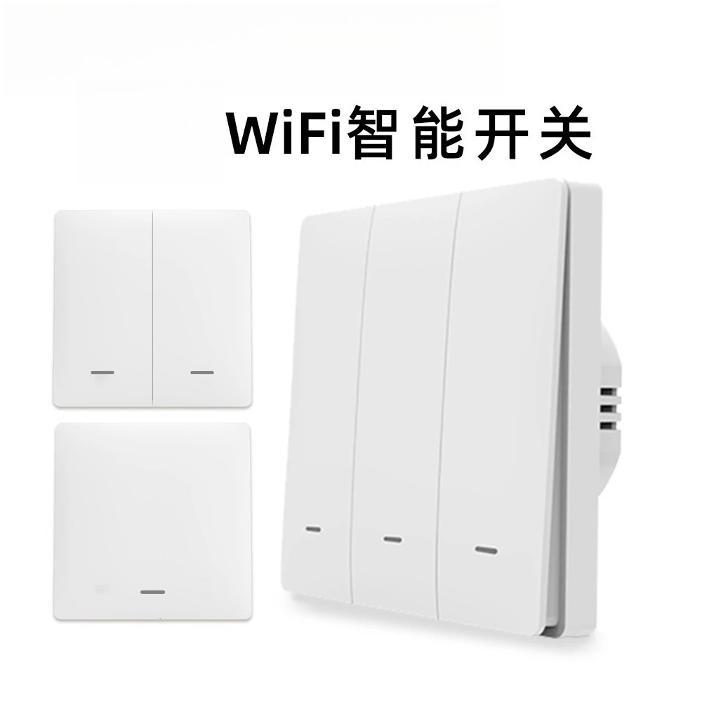 WiFi Smart Switch 86 Button Whole House Smart Wall Switch App Timing Intelligent Voice
