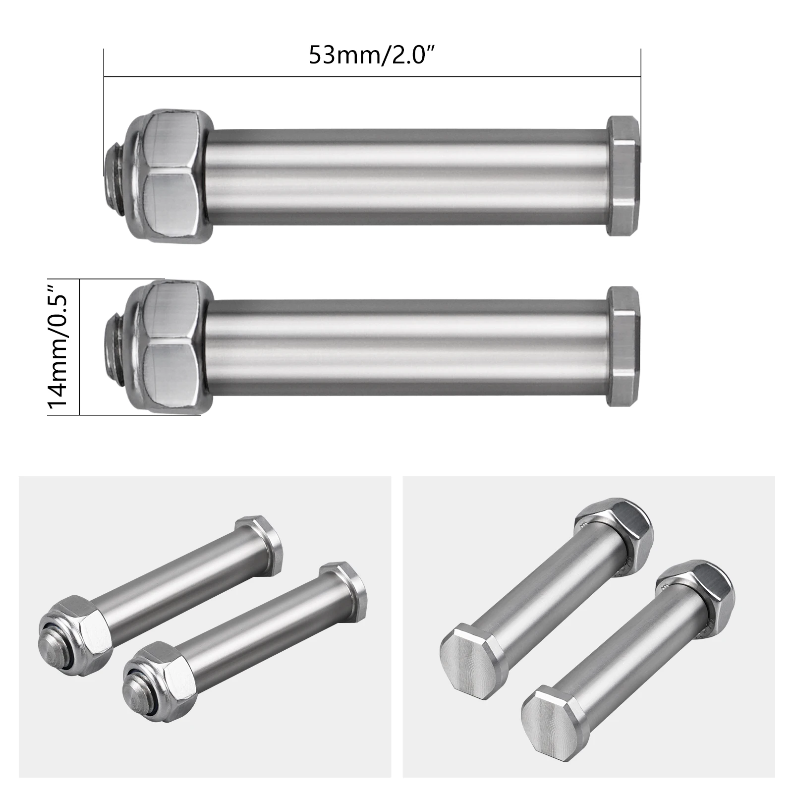 NICECNC For Husqvarna TE 300 2024 TE 250 FE 250 FE 350 FE 450 501 TE250 Foot Peg Footrest Pins TC 125 FC 250 TX 300 2023-2024
