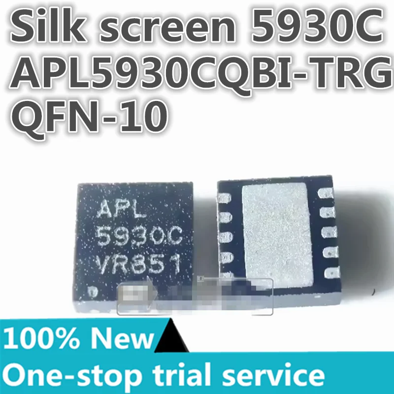 

5-50pcs %New APL5930QBI-TRG APL5930CQBI-TRG APL5930C Silk screen 5930C QFN-10