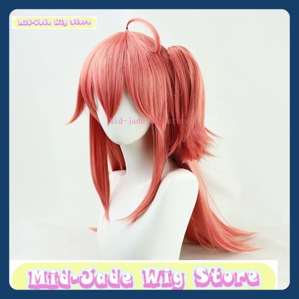 Parrucca Mid-jade Negozio Hololive Sakura Miko Parrucca Cosplay Gioco Anime Gioco di ruolo Parrucca sintetica per feste di Halloween