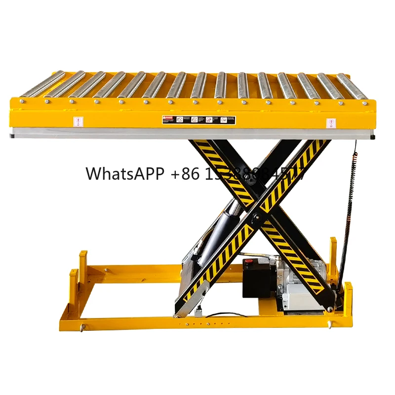 

Heavy Cylinder Lifter 8000kg Hydraulic Car Scissor Lift Tables Platform Lifting Equipment for Sale