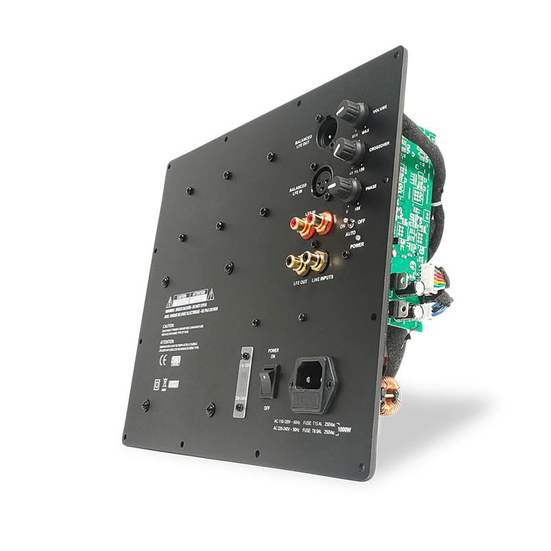 

1000 Watt RMS Class D Flat Panel Amplifier for PA DJ Subwoofer Cabinet HiFi Powerful OEM ODM Mono Home Audio Subwoofer Amplifier
