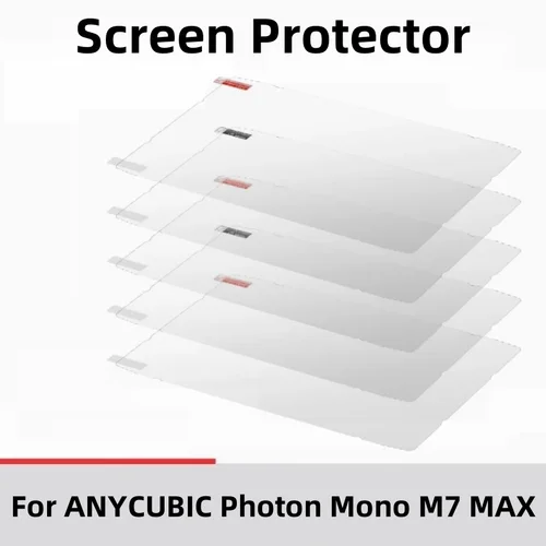 5 Unidades Película Protectora Antiarañazos para Anycubic Photon Mono M7 Max 13,6 Pulgadas - Accesorios de Impresoras 3D de Resina LCD