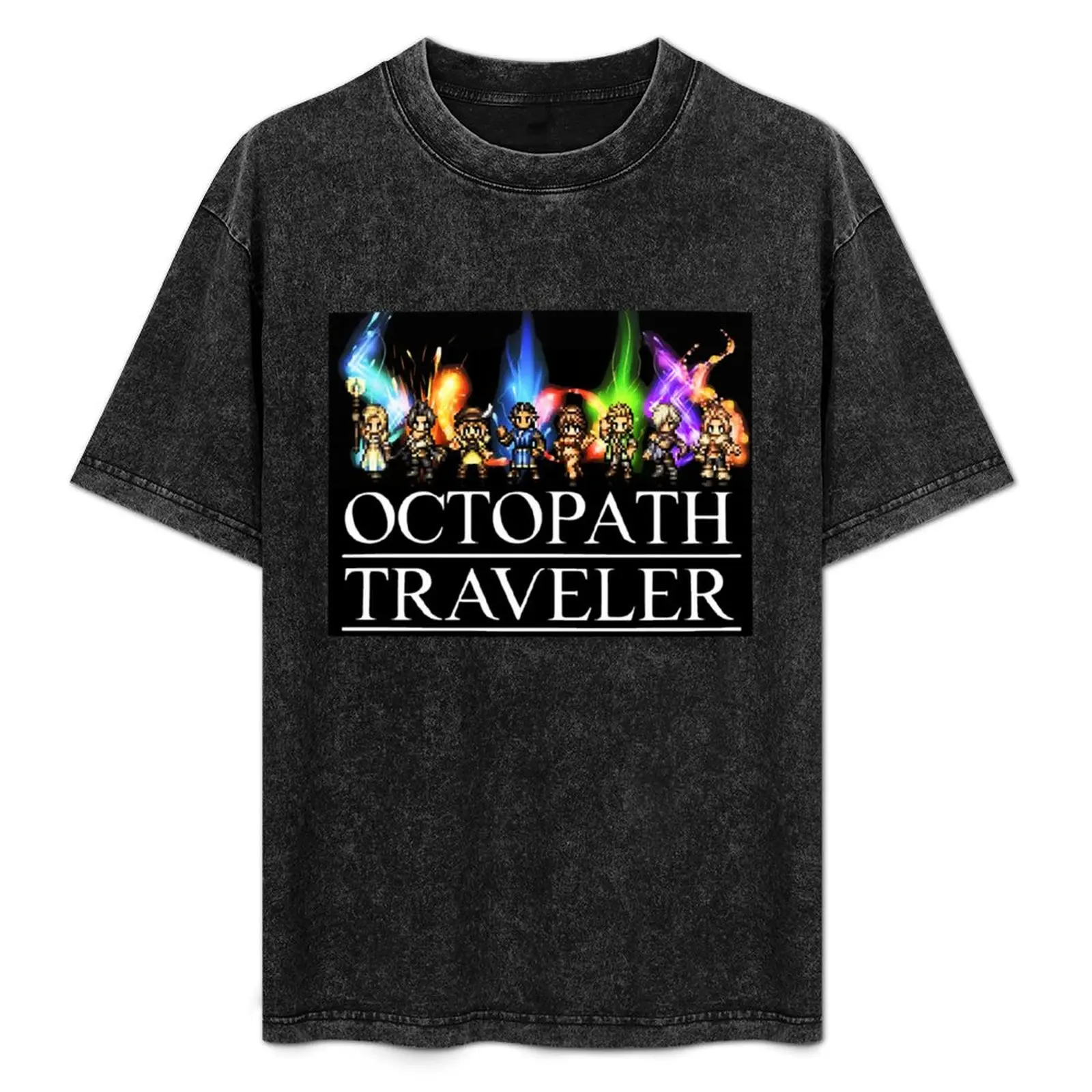 Camiseta Octopath Traveler, camiseta transpirable de manga corta para gimnasio