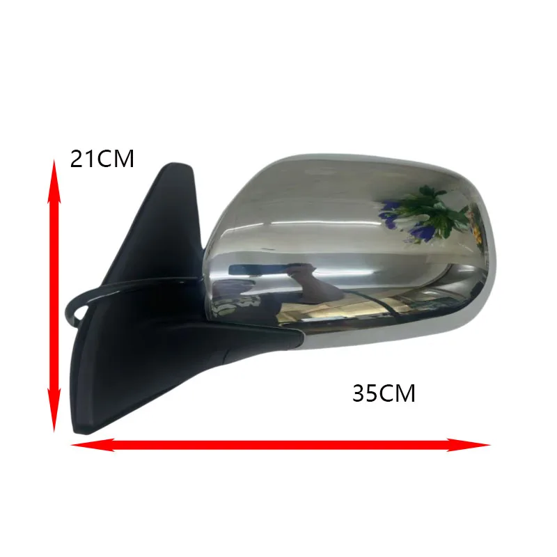 5-Wire Rearview Mirror Assembly For Toyota Land Cruiser Prado 120 2003-2008 Wing Rearview Mirror With Blind Spot Car Accessories