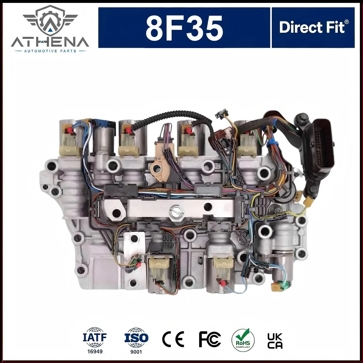 JM5P-7A101-AE 8F35 Electronic Transmission Valve Body Solenoid Assembly For Ford Edge Taurus Escape Lincoln Nautilus Corsair