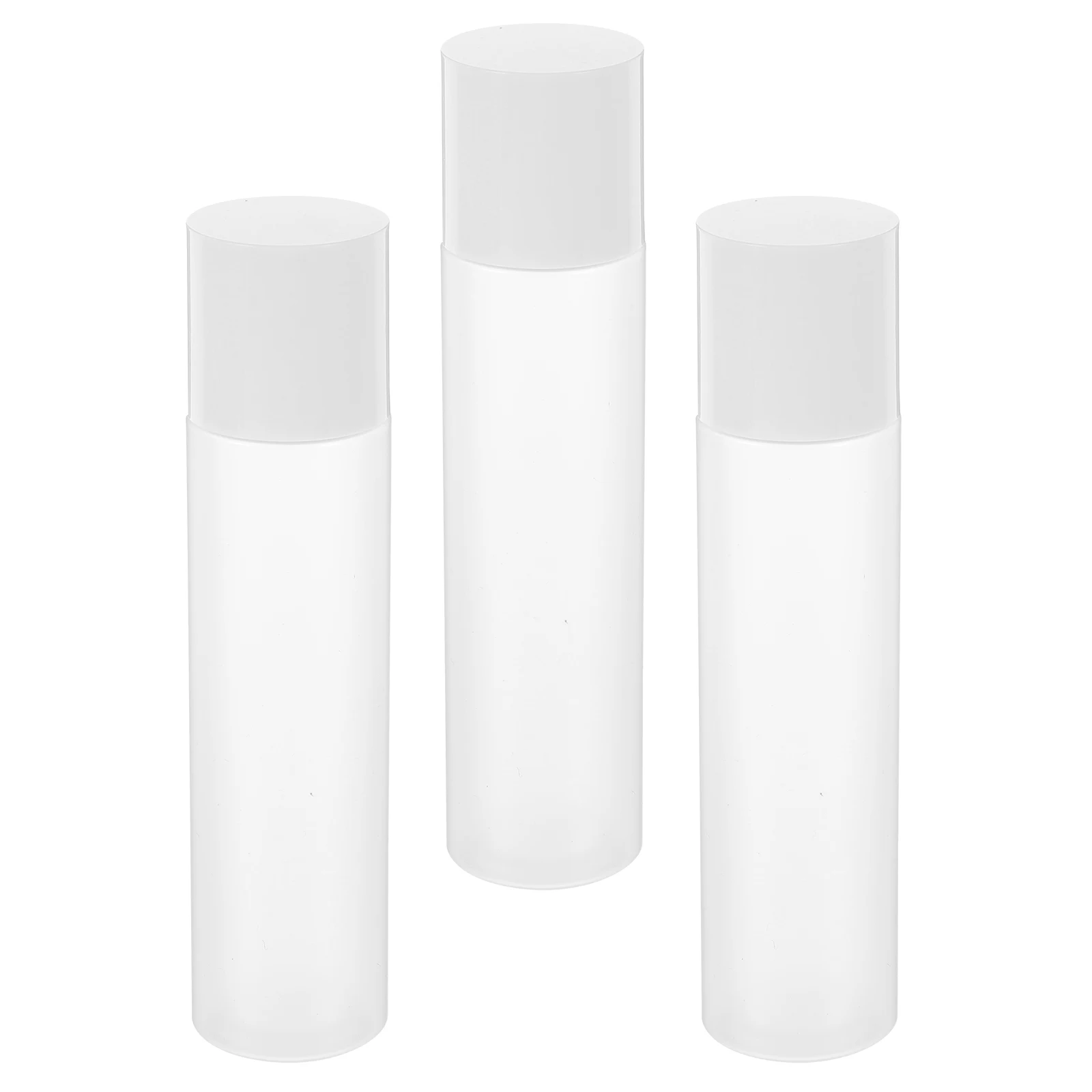 

3pcs Empty Toner Bottles Travel Size PET Leak Proof Refillable Containers Toiletries Bottle Skincare Tools