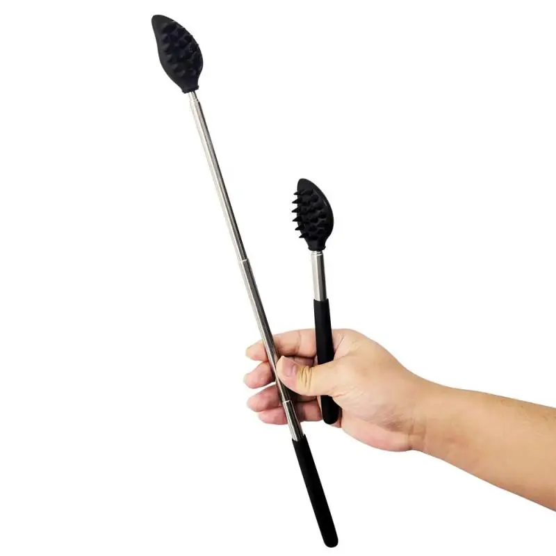 

1Pcs Home Portable Retractable Silicone Back Scratcher Telescopic Body Itch Massage Tool Adjustable Length Scratcher