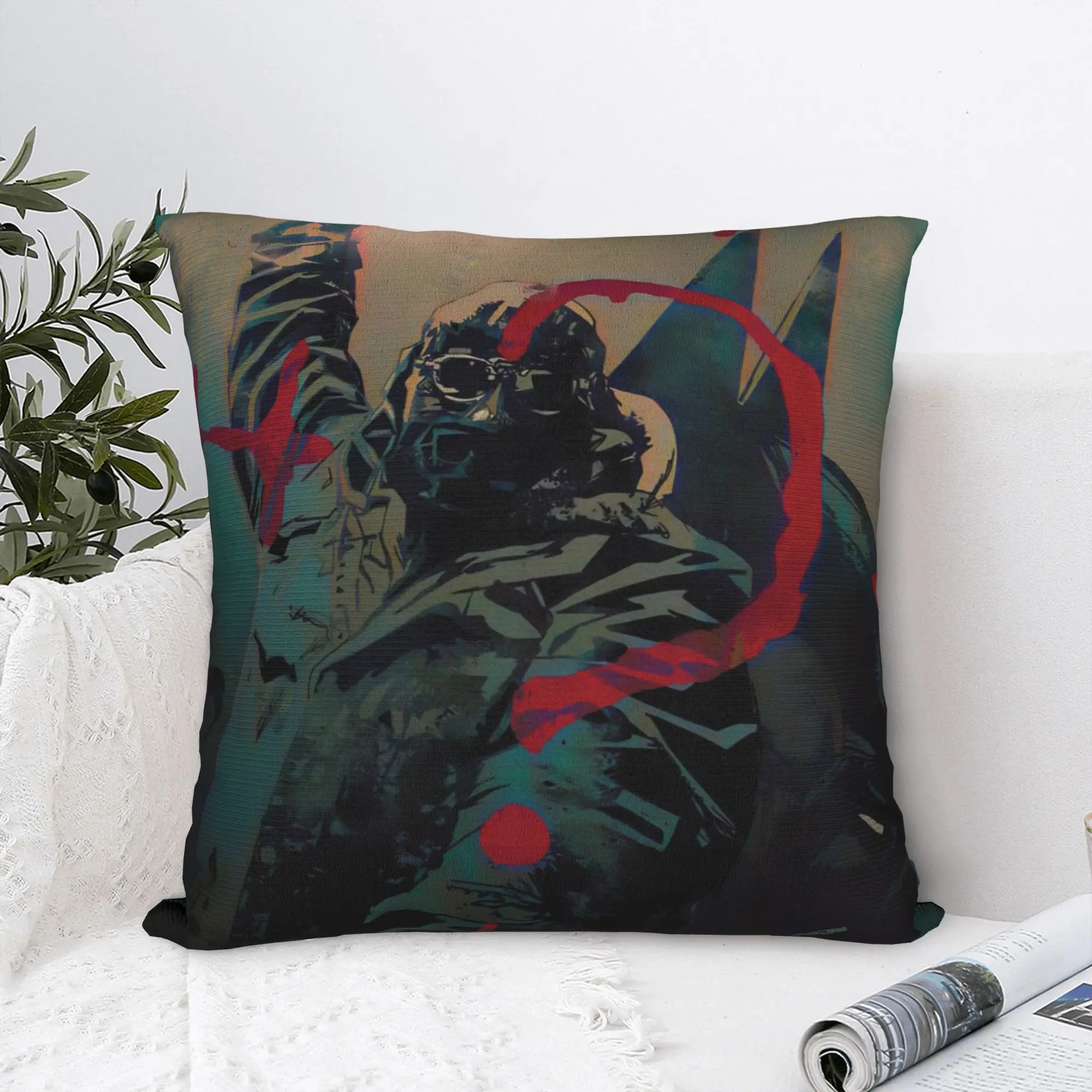 Paul Dano Riddler Square Pillow Covers Polyester Couch Bat Man Cushion Cover Cool Decorative Pillow Cover 40*40