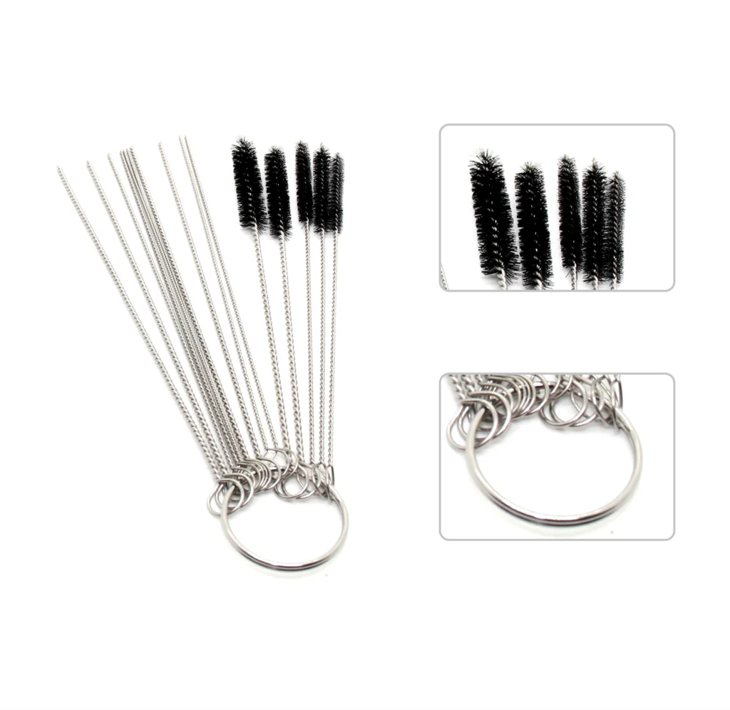 Cleaner Set Carburetor Carbon Dirt Jet Remove Cleaning Needles Brushes Tools Cleaning tools for automobile and motorcycle tubing