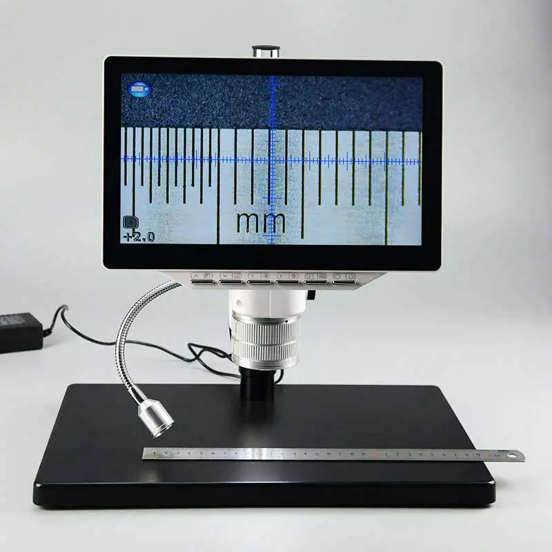 

10Inch HD Electronic Microscopes LED Lights Digital phone repair Microscope Camera Video Microscope for Soldering PCB
