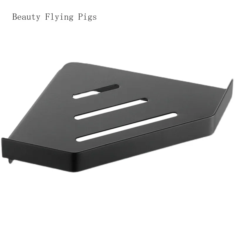 Light Luxury Creative Stainless Steel Corner Shelf Bathroom Toilet Triangle Shelf bathroom accessories household items