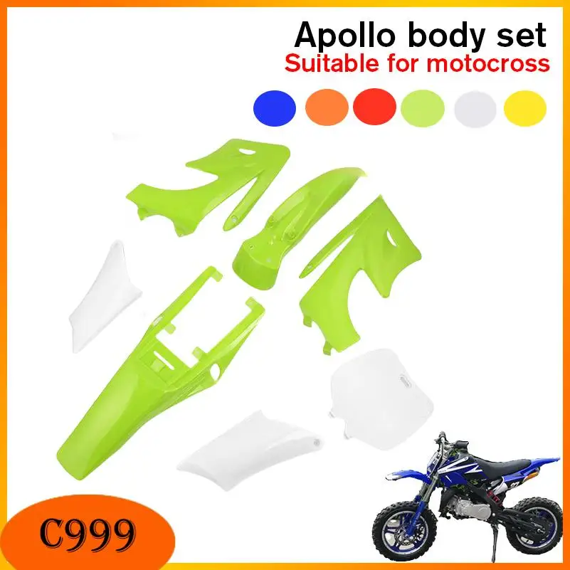 Plastic Cover Fairing Kits Mudguard Fenders Racer Seats Gas Fuel Tanks For 47 49cc Engine 2 Stroke Apollo Kids Dirt Pocket Bike