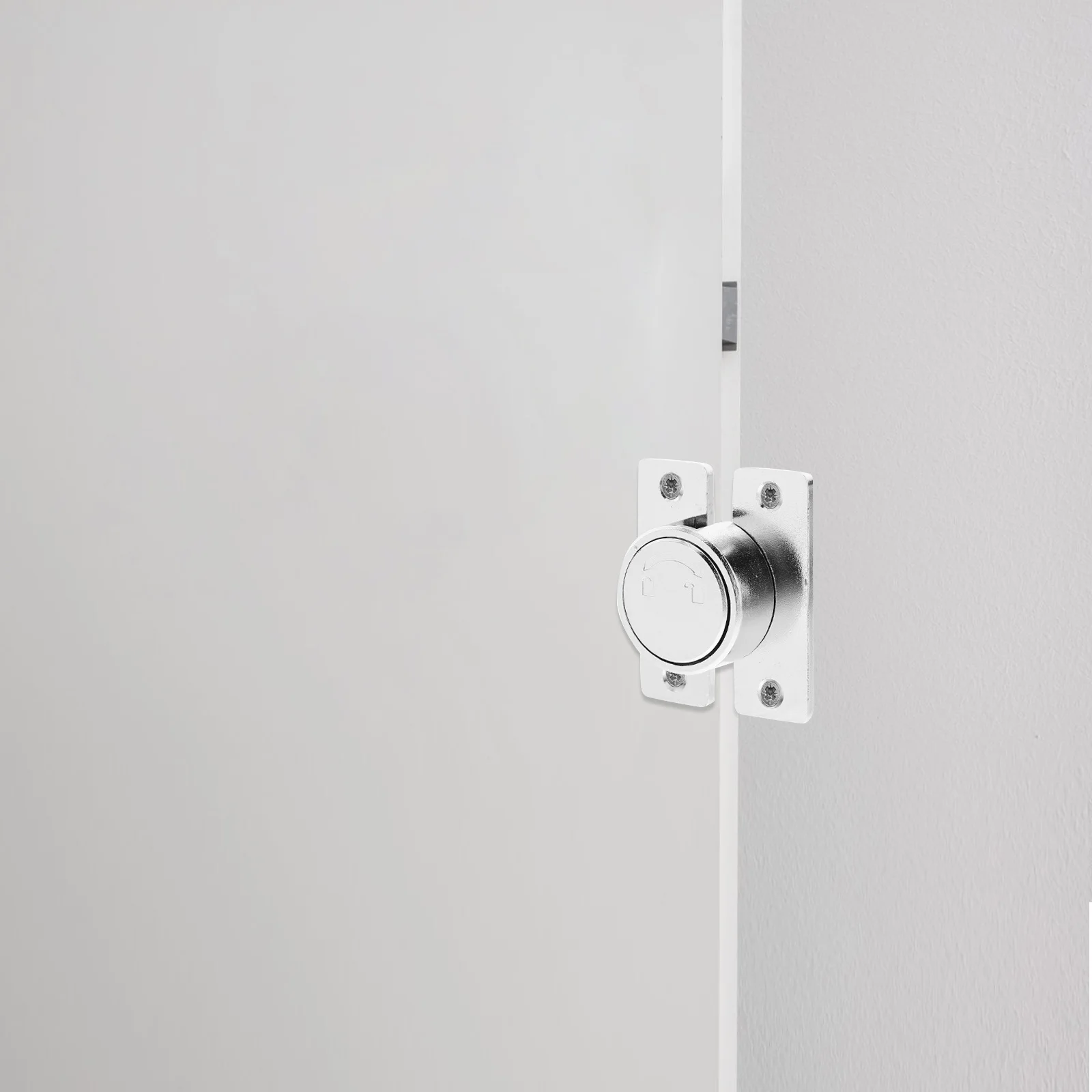 

1Set Zinc Alloy Rotatable Door Lock Bolt Latch Security Lock for Sliding Rotating Fixed Doors Durable Metal Door Latch Hardware