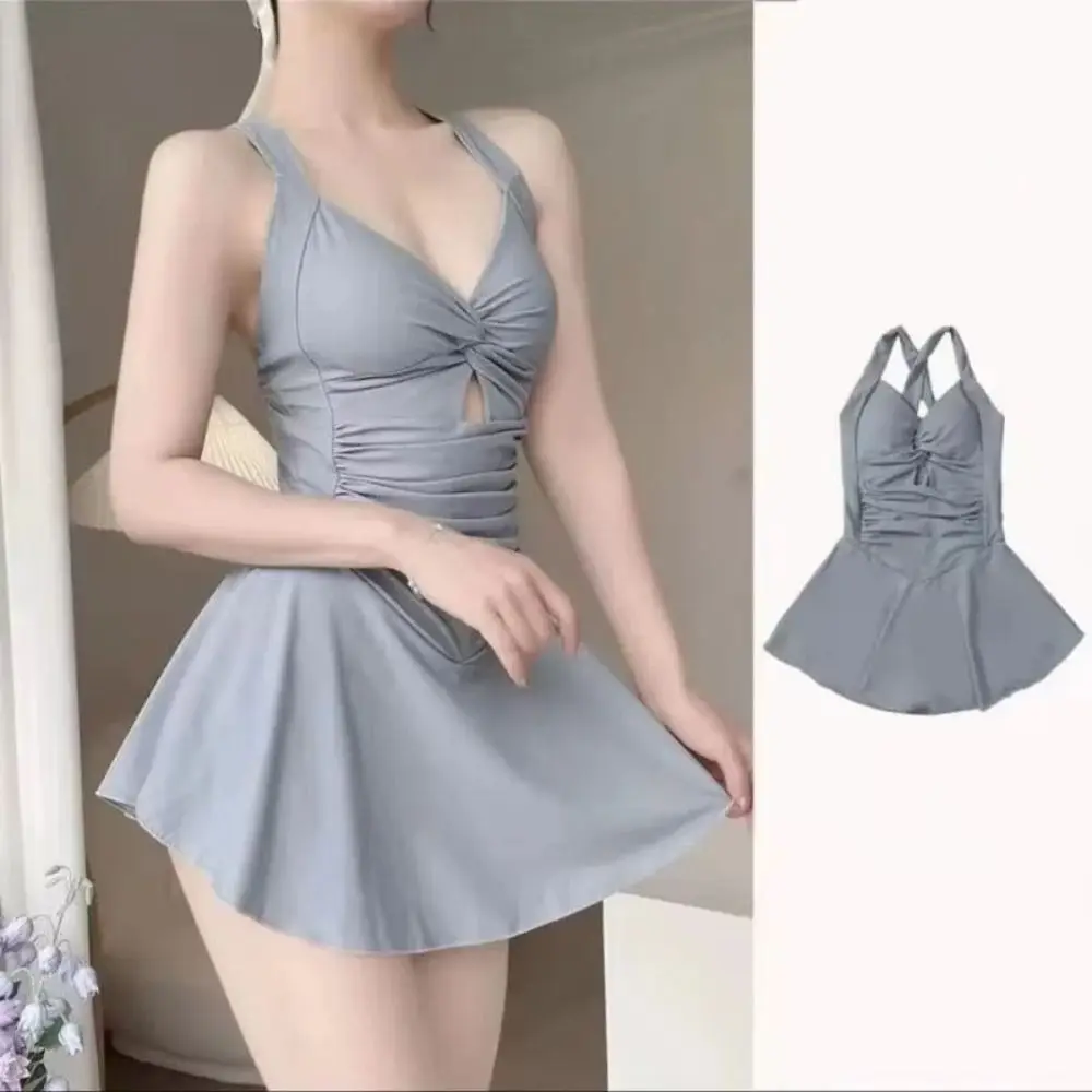 

High Waist Women Beach Wear Swim Skirt Waterproof Sun Protection Beach Swimwear Pretty Swim Suit Summer Beach Dress Sports