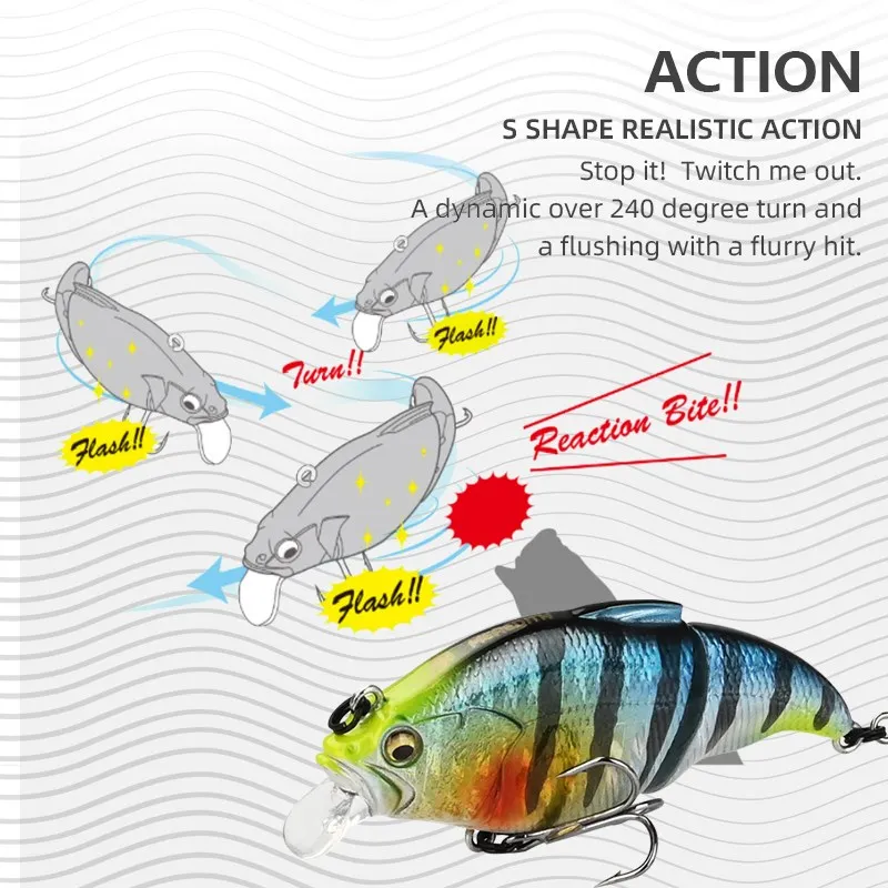 Premium 71mm 10g VIB Fishing Lure by MEREDITH - Vibration-X Wobbler for Deep & Shallow Waters, Ideal for Various Fish Species