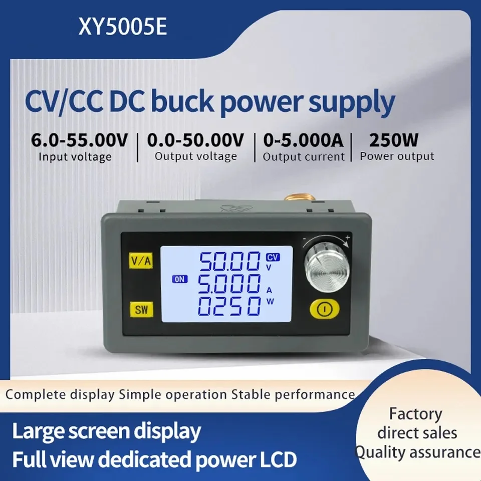 

50V 5A 250W step-down module CNC adjustable DC regulated voltage power supply constant voltage constant current