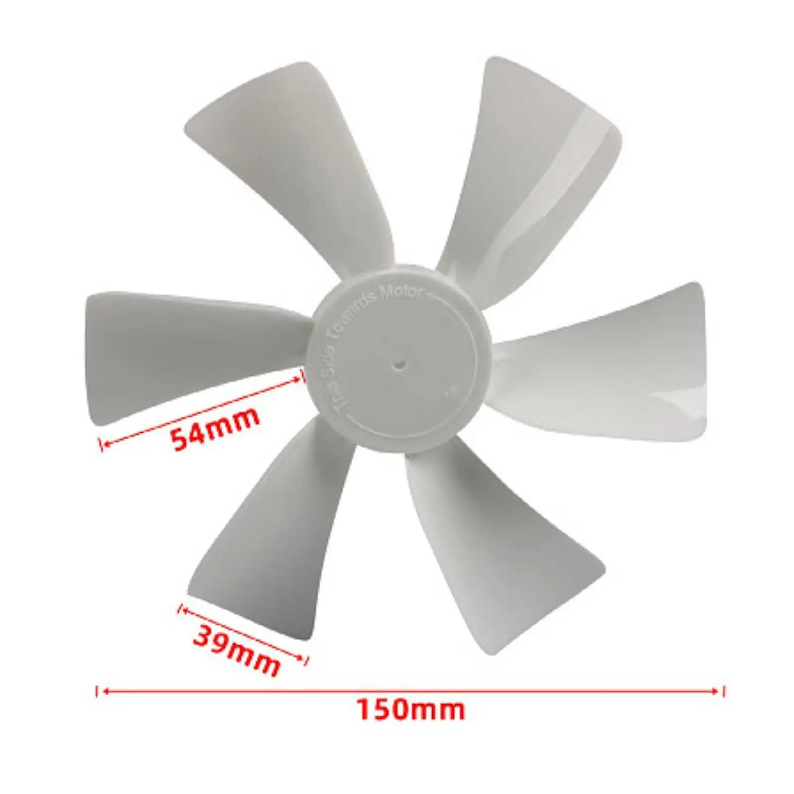 

ABS RV Vent Fan Blade D Shaft Wear Resistant Easy Install Replacement Part for Motorhome Bathroom Use