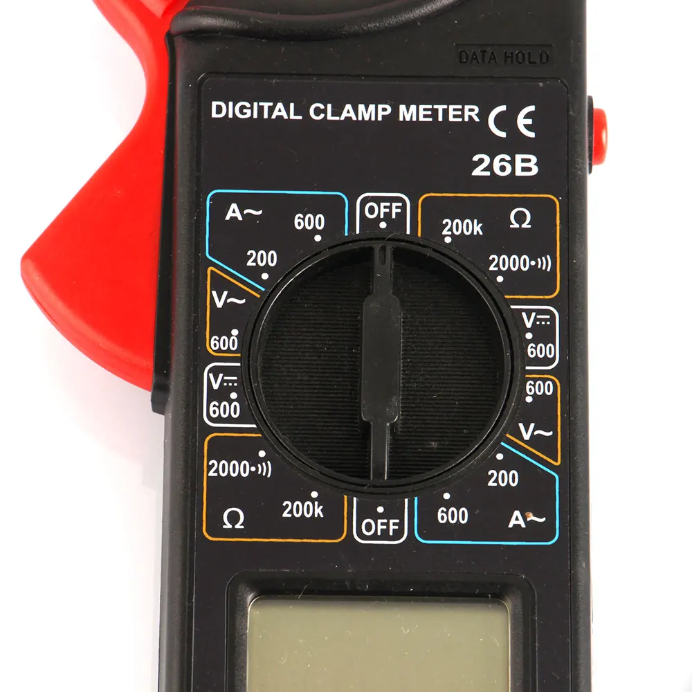 Digital Clamp Meter Amper Clamp Meter Test Current Clamp AC/DC Current Voltage Transitor Tester Power Meter