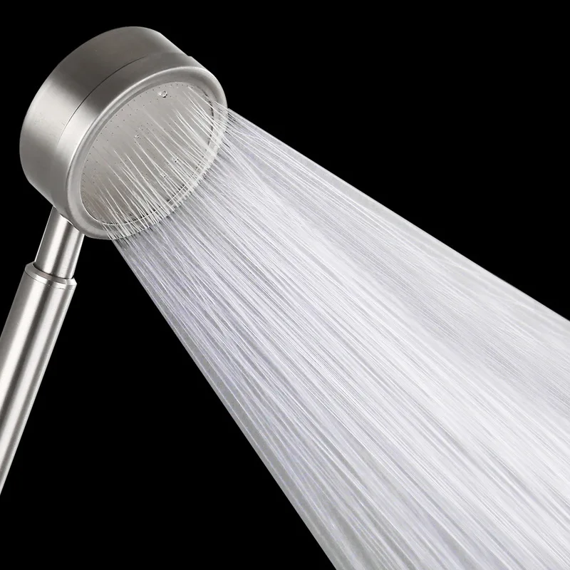 

SUS 304 Stainless Steel Bathroom Handheld Shower Head High Pressure Water Saving Sprayer Nozzle Supercharged Rainfall Showerhead