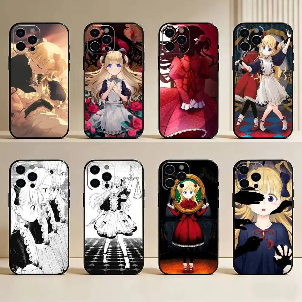 Чехол для телефона E-Emilico-K-Kate-S-Shadows House, силиконовый, мягкий, для iPhone 17, 16, 15, 14, 13, 12, 11, X, XR, Plus, Pro, Max, Plus
