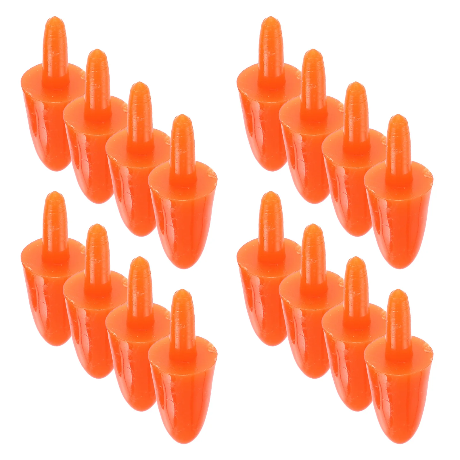 

400 Pcs Snowman Nose Parts Accessories Holiday Craft Supplies Christmas Mini for